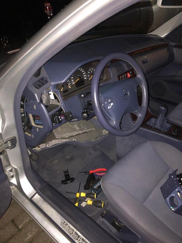 Left side of the Dashboard needed to be taken apart