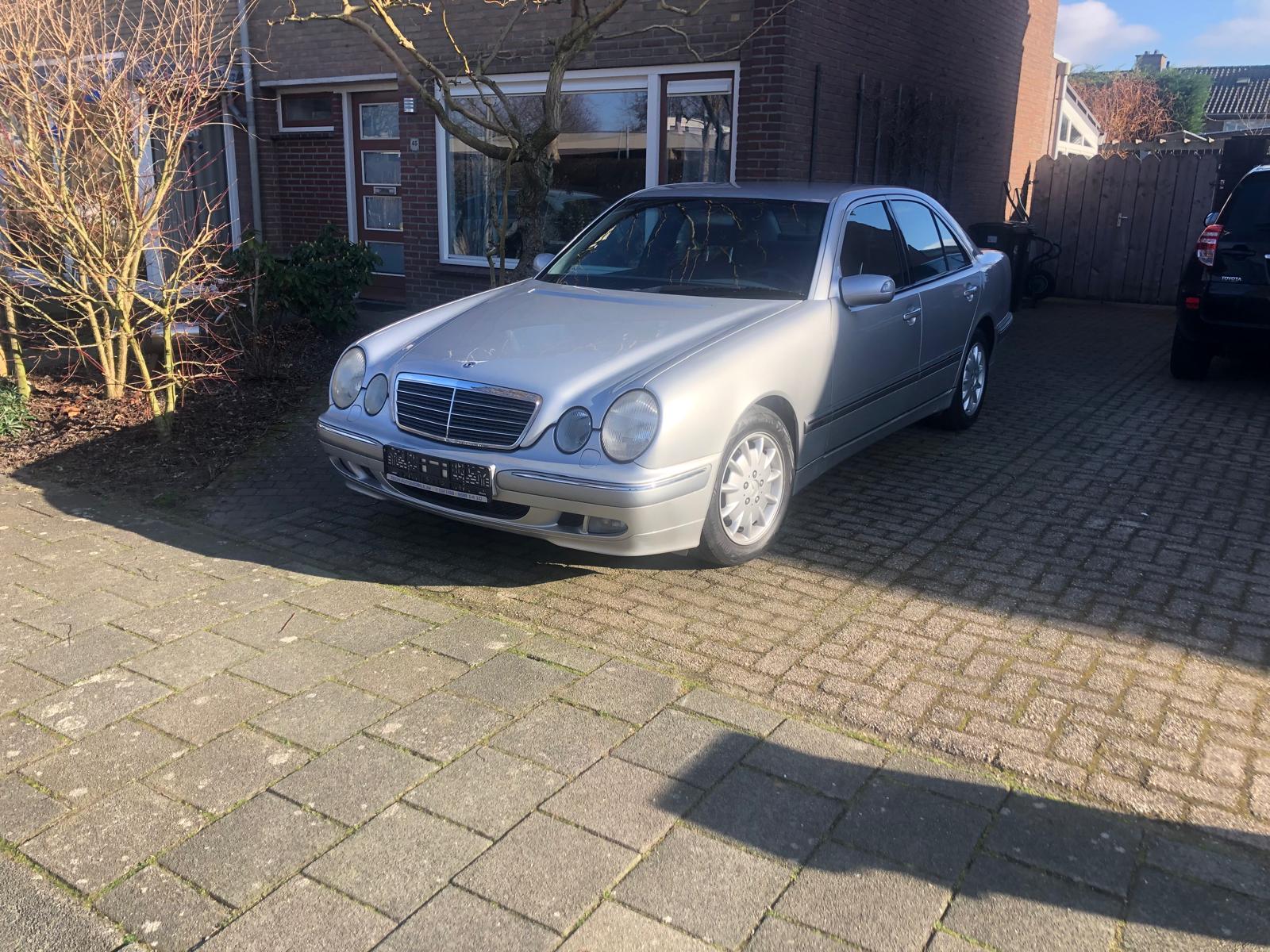 Parked at our house, without registration plates