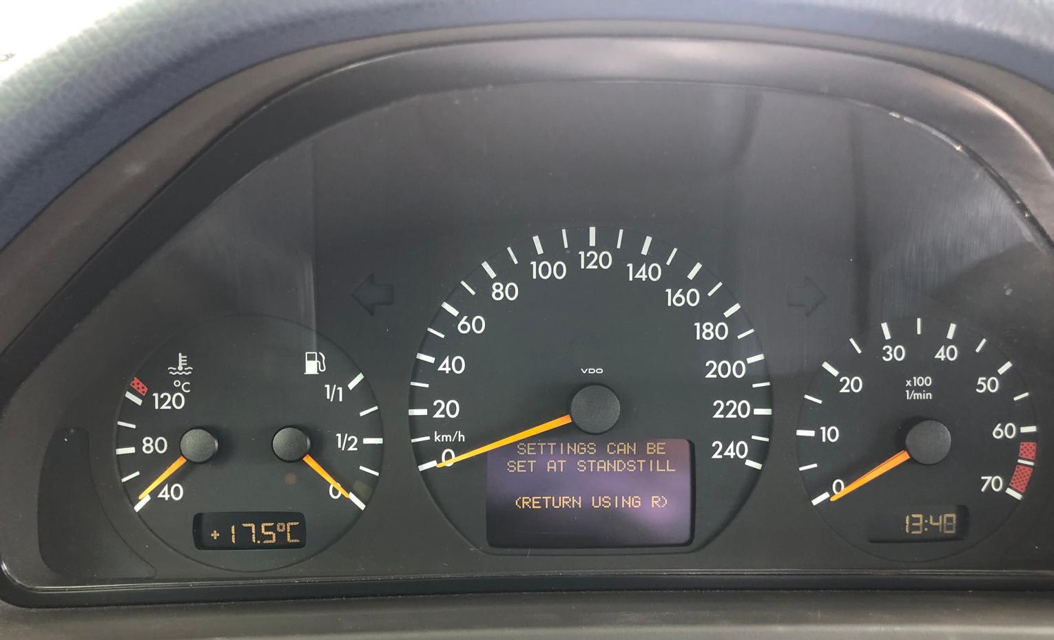 The result (clock only appears broken in the photo)